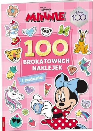 Minnie 100 brokatowych naklejek