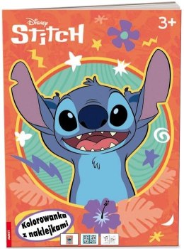 Stitch. Kolorowanka z Naklejkami