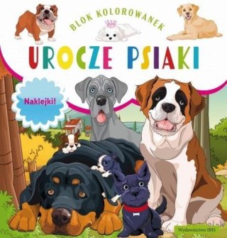 Blok kolorowanek. Urocze psiaki