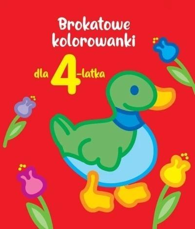 Brokatowe kolorowanki dla 4-latka