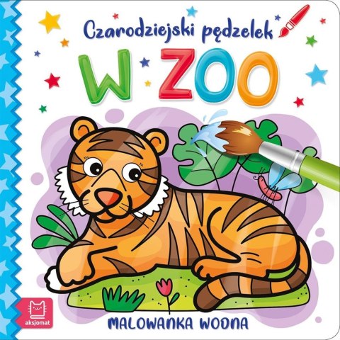 Czarodziejski pędzelek. W zoo. Malowanka wodna Czarodziejski pędzelek. W zoo. Malowanka wodna