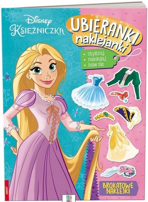 Disney Księżniczka. Ubieranki, Naklejanki