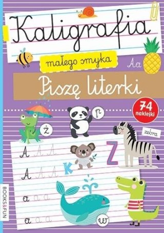 Kaligrafia Malego Smyka Pisze literki