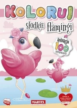 Kolekcja Koloruj - Słodkie flamingi