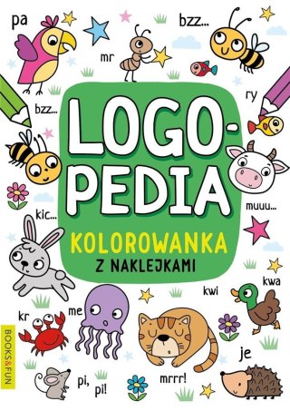 Kolorowanka logopedyczna z naklejkami 4