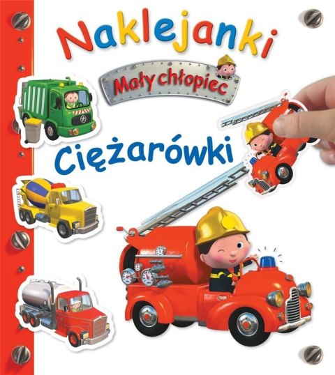 Mały chłopiec. Naklejanki. Ciężarówki Mały chłopiec. Naklejanki. Ciężarówki
