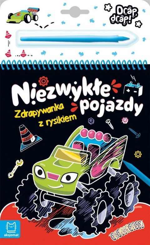 Niezwykłe pojazdy. Zdrapywanka z rysikiem Niezwykłe pojazdy. Zdrapywanka z rysikiem