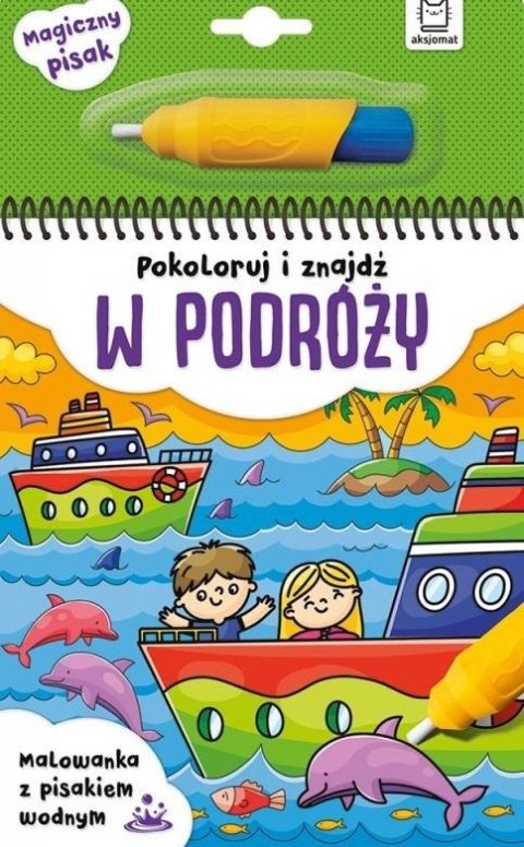 Pokoloruj i znajdź w podróży Malowanka z pisakiem Pokoloruj i znajdź w podróży Malowanka z pisakiem