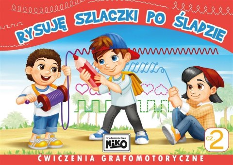 Rysuję szlaczki po śladzie. Ćwiczenia cz.2