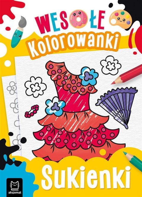 Wesołe kolorowanki. Sukienki Wesołe kolorowanki. Sukienki