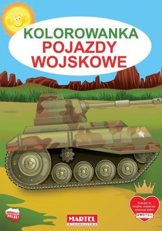 Kolorowanka Pojazdy wojskowe