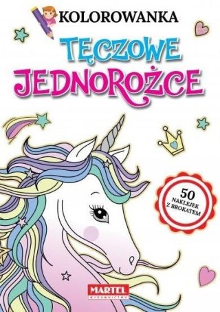 Kolorowanka. Tęczowe jednorożce