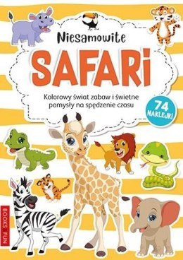 Kolorowanka z naklejkami - Niesamowite Safari