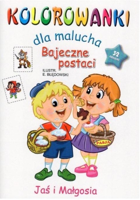 Kolorowanki dla malucha. Bajeczne postaci