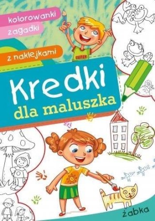 Kredki dla maluszka. Żabka