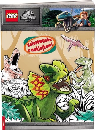 Lego Jurassic World. Kolorowanka z naklejkami