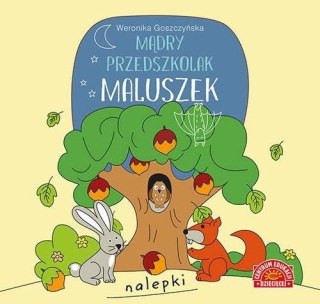 Mądry przedszkolak Maluszek Książeczka z nalepkami