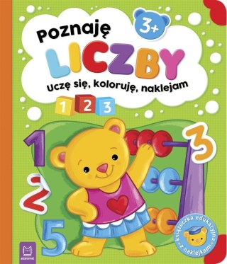 Poznaję liczby. Uczę się, koloruję, naklejam