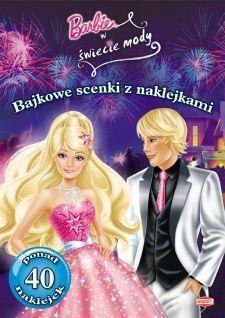 Bajkowe scenki z naklejkami - Barbie ®