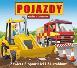 Książeczka z szablonami - Pojazdy