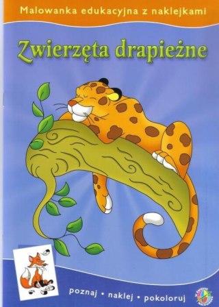 Malowanki edukacyjne - Zwierzęta drapieżne