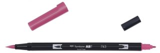 Flamaster dwustronny akwarelowy hot pink (6szt)