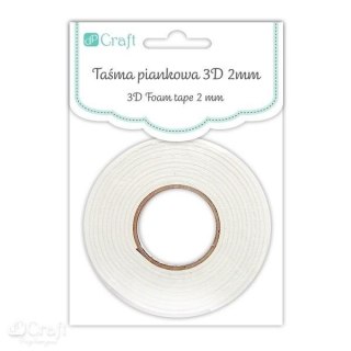 Taśma piankowa 3D 2mm 0,5cm x 2,2m