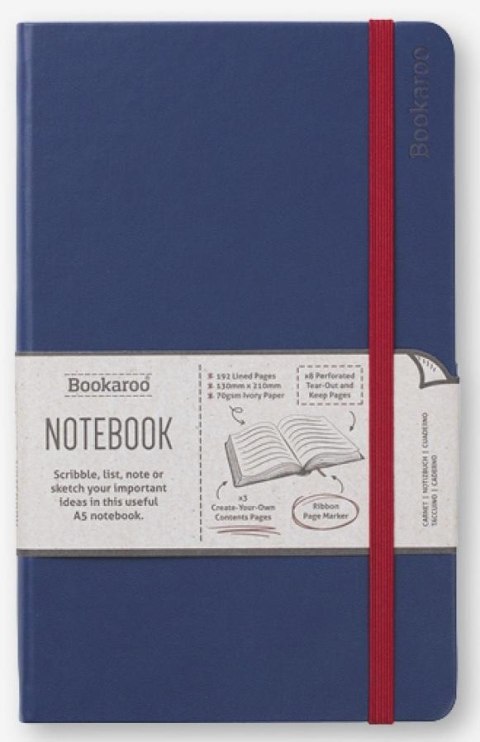 Bookaroo Notatnik Journal A5 - Granatowy