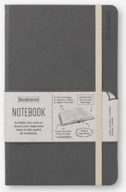 Bookaroo Notatnik Journal A5 - Szary