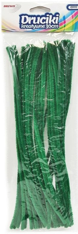 Druciki kreatywne zielone 40szt