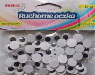 Ruchome oczka 12mm 80szt