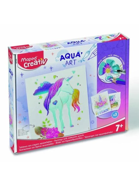 Creativ Aqua Art Obrazy akwarelowe Jednorożec