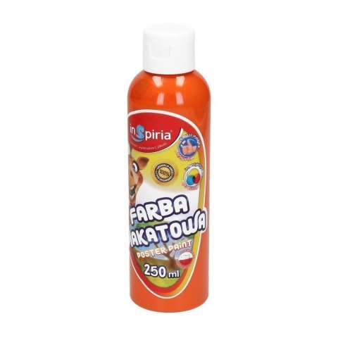 Farba plakatowa pomarańczowa 250ml