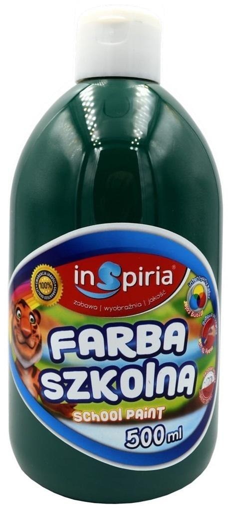 Farba szkolna ciemnozielona 500ml