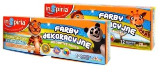 Farby dekoracyjne 12 kolorów 20ml