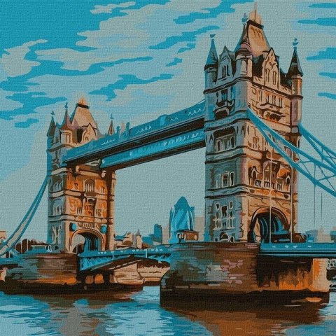 Malowanie po numerach - Tower Bridge 50x50cm Malowanie po numerach - Tower Bridge 50x50cm