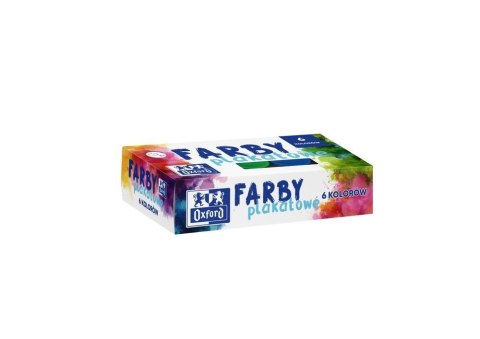 Farby plakatowe Oxford 6 kolorów 20ml