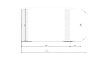 Okładka regulowana 260x465mm (50szt)