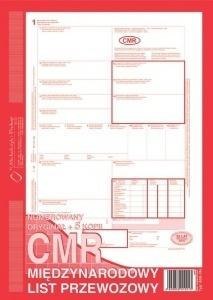CMR Międzynarodowy list przewozowy 800-3N