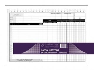 Karta kontowa materiałowa...437-3