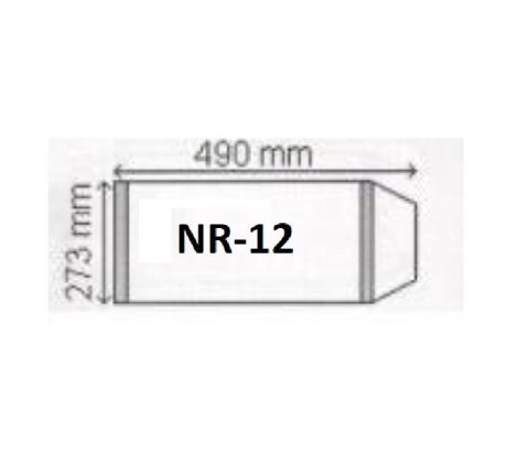 Okładka na podr A4 regulowana nr 12 (25szt) NARNIA