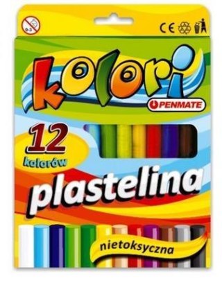 Plastelina 12 kolorów PENMATE