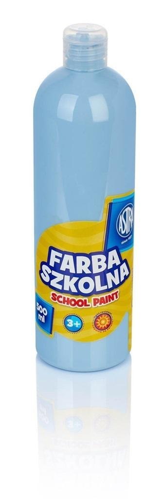 Farba szkolna błękitna 500ml ASTRA