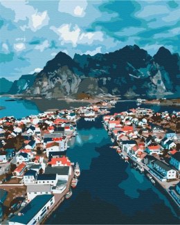 Malowanie po numerach - Norweskie fiordy 40x50cm