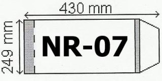 Okładka na podr B5 regulowana nr 7 (25szt) NARNIA