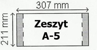 Okładka na zeszyt A5 (50szt) NARNIA