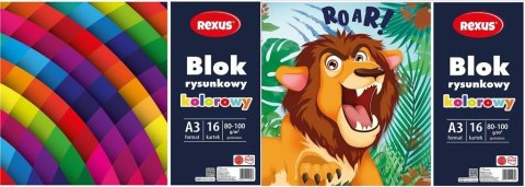 Blok rysunkowy A3/16K kolorowy