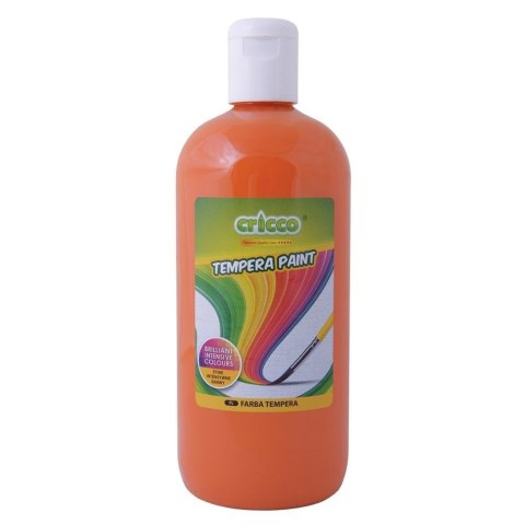 Farba tempera 500ml pomarańczowa CRICCO