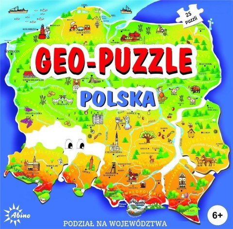 Puzzle geograficzne Polska ABINO