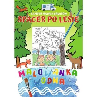 Kamper małych urwisów. Spacer po lesie